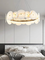 Alabaster Multiple Round Chandelier
