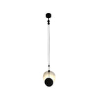Modern Round Black Alabaster Pendant Lamp — image 16
