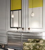 Modern Stacked Conical Alabaster Pendant Light — image 9