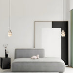 Modern Stacked Conical Alabaster Pendant Light — image 8