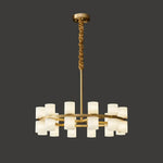 Modern Tabitha Alabaster Chandelier