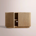 Ethoria Emperador Sideboard — NATURAL OAK-GOLD MARBLE / 48