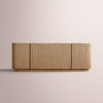 Ethoria Emperador Sideboard — NATURAL OAK-GOLD MARBLE / 84