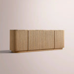 Ethoria Emperador Sideboard — NATURAL OAK-GOLD MARBLE / 60
