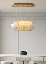 Natural Alabaster Chandelier — image 8