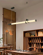 Organic Alabaster Linear Pendant Light — image 9