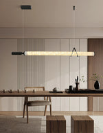 Organic Alabaster Linear Pendant Light — image 12