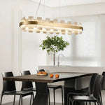 Oval Anita Alabaster Chandelier — image 5