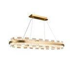 Oval Anita Alabaster Chandelier — image 13