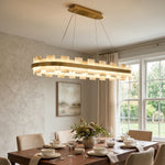 Oval Anita Alabaster Chandelier — image 2