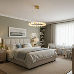 Pearl Alabaster Necklace Round Chandelier
