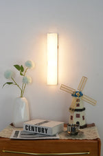 Rectangular Alabaster Essence Wall Sconce
