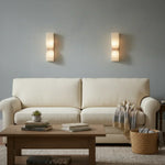 Rectangular Alabaster Essence Wall Sconce