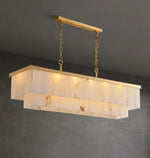 Rectangular Alabaster Chandelier