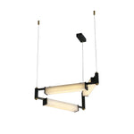 Resident Alabaster Modern Black Chandelier — image 1