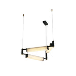 Resident Alabaster Modern Black Chandelier — image 16