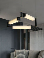 Resident Alabaster Modern Black Chandelier — image 5