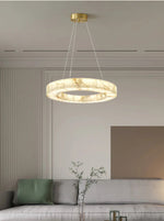 Alabaster Rivage Round Chandelier