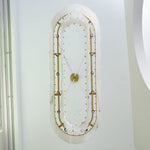 Rectangular Alabaster Round Chandelier
