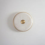 Round Beran Alabaster Wall Light