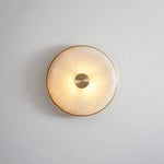Round Beran Alabaster Wall Light