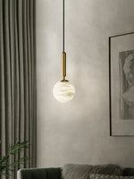Round Bosso Alabaster Pendant Lamp — image 22
