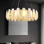 Round Noah Alabaster Chandelier