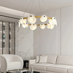 Round Trinidad Alabaster Chandelier — image 3