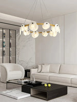 Round Trinidad Alabaster Chandelier — image 8