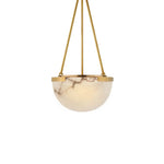 Semicircular Istar Alabaster Chandelier — image 1