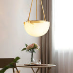 Semicircular Istar Alabaster Chandelier — image 3