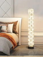 Stacked Alabaster Squares Floor Lamp — image 11