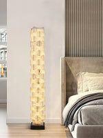Stacked Alabaster Squares Floor Lamp — image 13