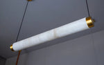 Strip Alabaster Pendant Light