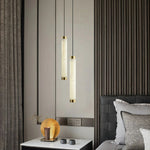 Strip Alabaster Pendant Light