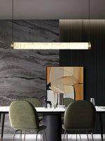 Strip Alabaster Pendant Light