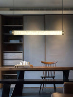 Strip Alabaster Pendant Light