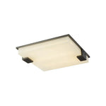Stylish Black Square Alabaster Ceiling Light — image 15