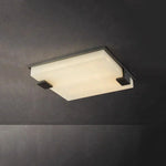 Stylish Black Square Alabaster Ceiling Light — image 8