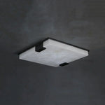 Stylish Black Square Alabaster Ceiling Light — image 10