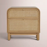 Avrenora Nightstand — NATURAL LINEN