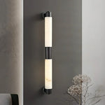 Tube Alabaster Cylinder Wall Lamp