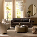 Veyravia Swirled Glass Tiered Round Chandelier 26–38