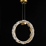 Vertical Ring Alabaster Pendant Lamp — image 8