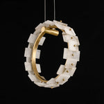 Vertical Ring Alabaster Pendant Lamp — image 17