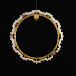 Vertical Ring Alabaster Pendant Lamp — image 10