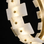 Vertical Ring Alabaster Pendant Lamp — image 13