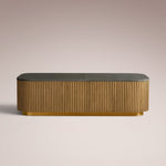 Favera Coffee Table — HONEY / BLUESTONE / 54