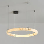 Alabaster Aura Circular Chandelier