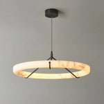 Alabaster Aura Circular Chandelier
